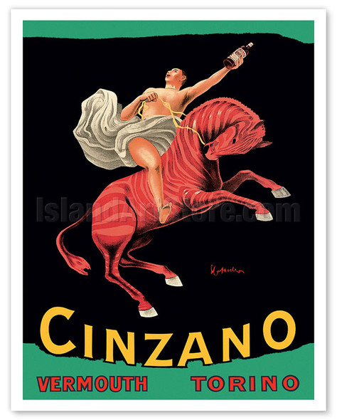 Cinzano Vermouth - Torino Italy - c. 1910 - Poster by Leonetto Cappiello
