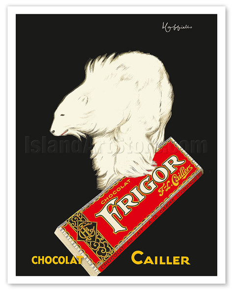 Frigor Chocolate (Chocolat) - F. L. Cailler Swiss Chocolate Brand - c. 1929 - Poster by Leonetto Cappiello
