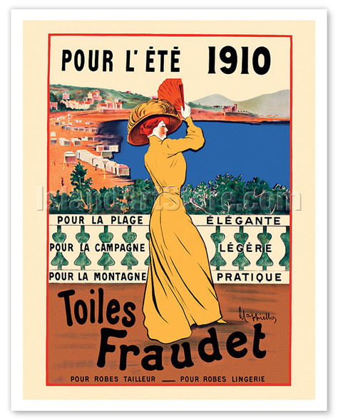 Fraudet Fabrics for the Summer (Toiles Fraudet Pour l’été) 1910 - Poster by Leonetto Cappiello