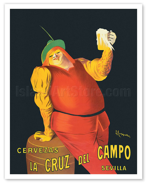 Cruz del Campo Brewery Beers - Seville Spain - c. 1906 - Poster by Leonetto Cappiello