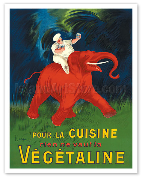 Végétaline For the Kitchen (Pour La Cuisine) - c. 1910 - Poster by Leonetto Cappiello