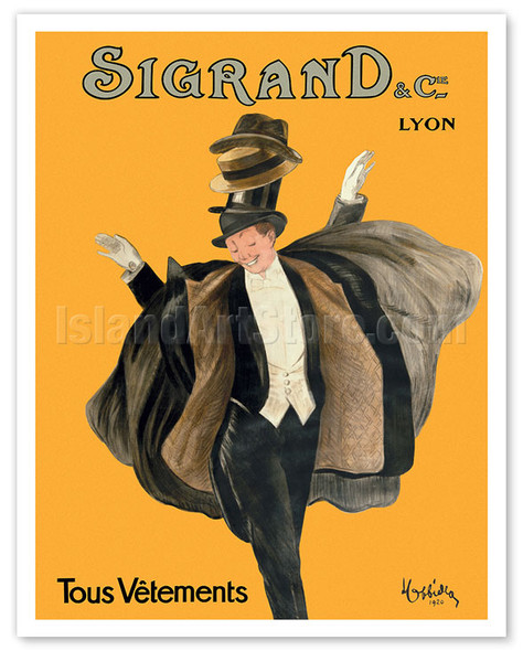 Sigrand & Co. - Men’s Clothing (Tous Vêtements) - c. 1920 - Poster by Leonetto Cappiello