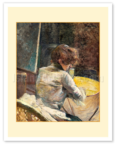 Waiting (L’Attente) - c. 1887 - Poster by Henri de Toulouse-Lautrec
