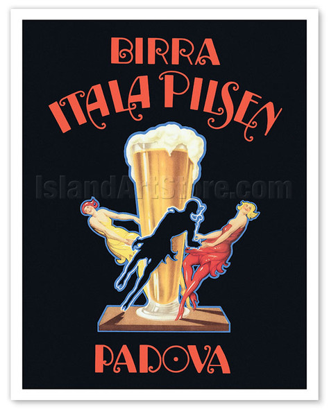 Padova Italian Pilsen Beer (Birra Itala Pilsen) - c. 1920 - Poster by Leonetto Cappiello