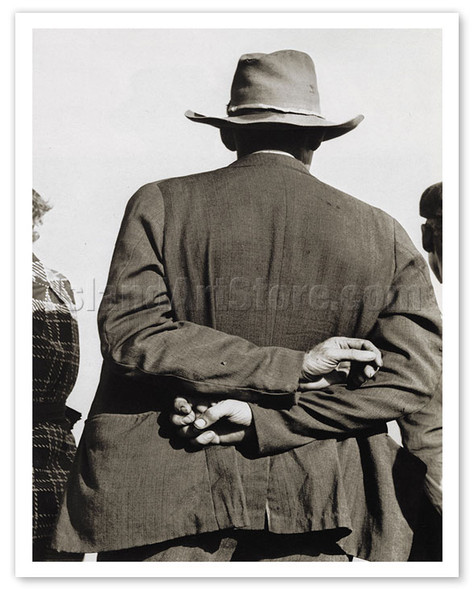 Back (Drought Refugees) - c. 1935 - Poster by Dorothea Lange