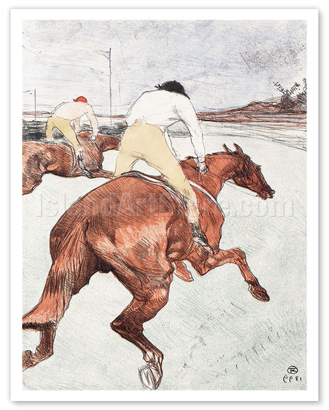 The Jockey (Le Jockey) - c. 1899 - Poster by Henri de Toulouse-Lautrec