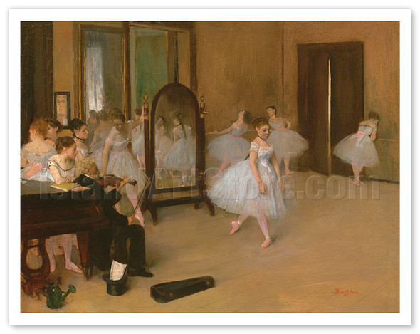 The Dancing Class - c. 1870 - Poster by Edgar Degas