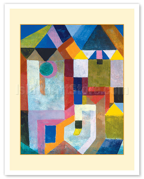 Colorful Architecture - c. 1917 - Poster by Paul Klee