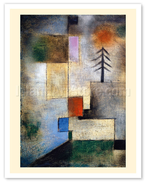 Small Picture of Fir Trees - c. 1922 - Poster by Paul Klee