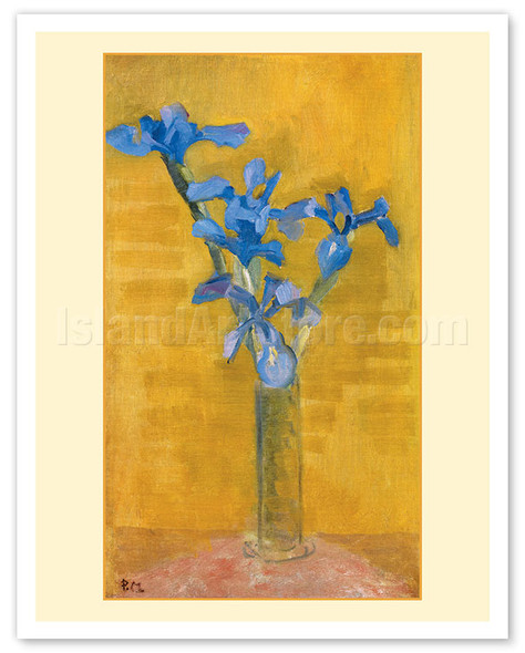 Irises - c. 1910 - Poster by Piet Mondrian