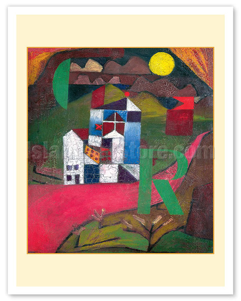 Villa R - c. 1919 - Poster by Paul Klee