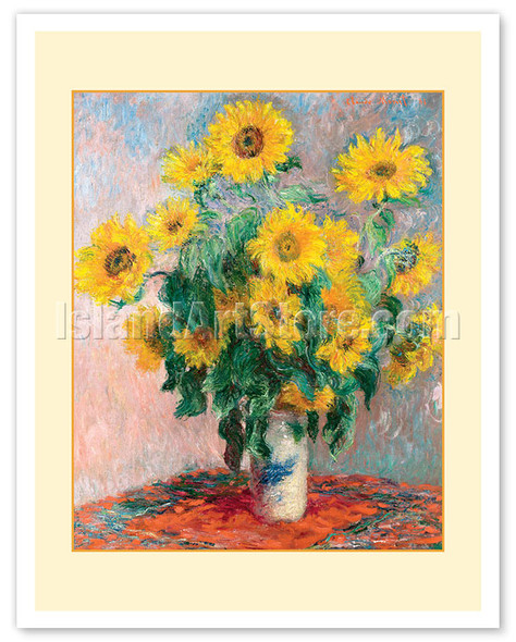 Bouquet of Sunflowers - c. 1881 - Poster by Claude Monet