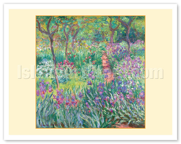 The Artist’s Garden in Giverny France - c. 1900 - Poster by Claude Monet