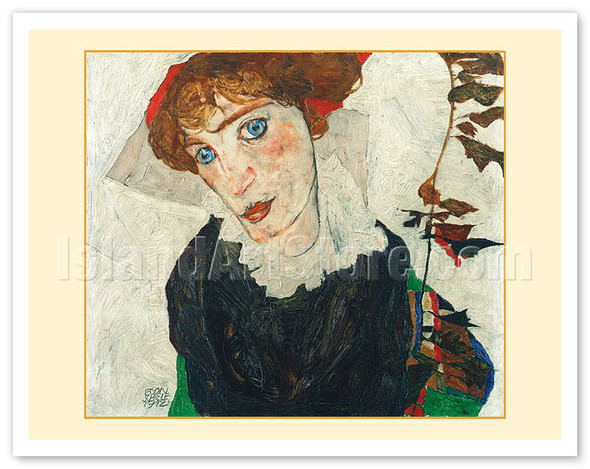 Portrait of Wally Neuzil - c. 1912 - Poster by Egon Schiele