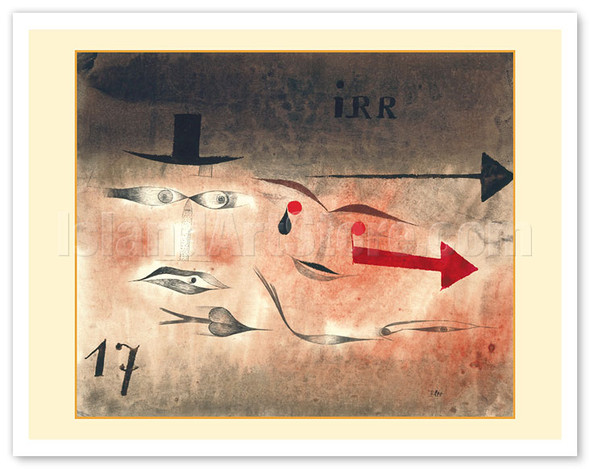 Seventeen Crazy - c. 1923 - Poster by Paul Klee