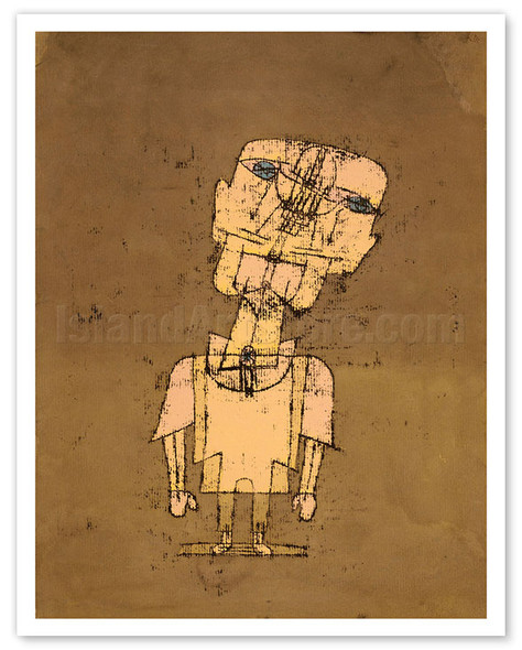 Ghost of a Genius (Gespenst eines Genies) - Self Portrait - c. 1922 - Poster by Paul Klee