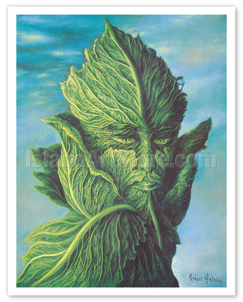 Cabbage Portrait - Paris, France - c. 1983