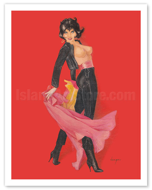 Moment of Truth - Vargas Girl - Playboy December 1965 - Poster by Alberto Vargas