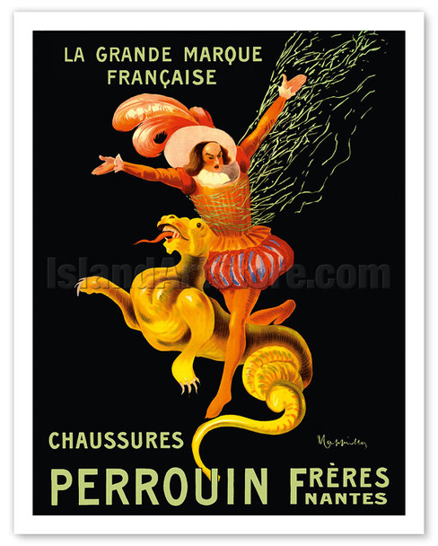 Perrouin Brothers' Shoes (Frères Chaussures) - Nantes, France - The Great French Brand - Poster by Leonetto Cappiello