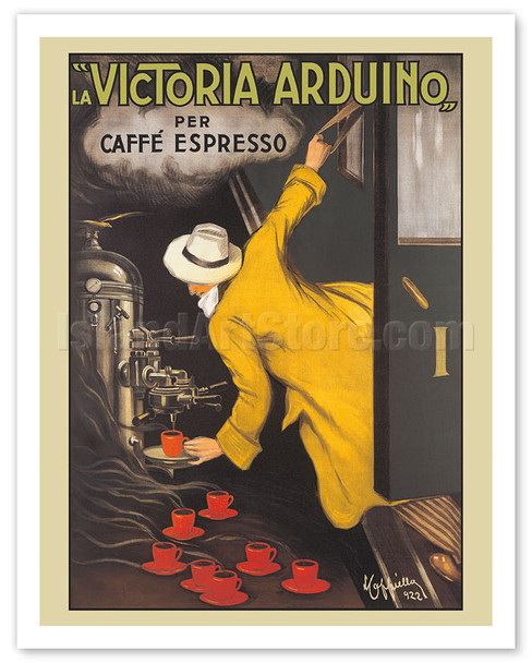 La Victoria Arduino - Coffee Maker - Caffé Espresso - c. 1890 - Poster by Leonetto Cappiello