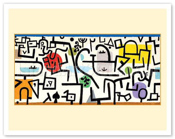 Rich Harbor (Picture of a Journey) - c. 1938 - Poster by Paul Klee