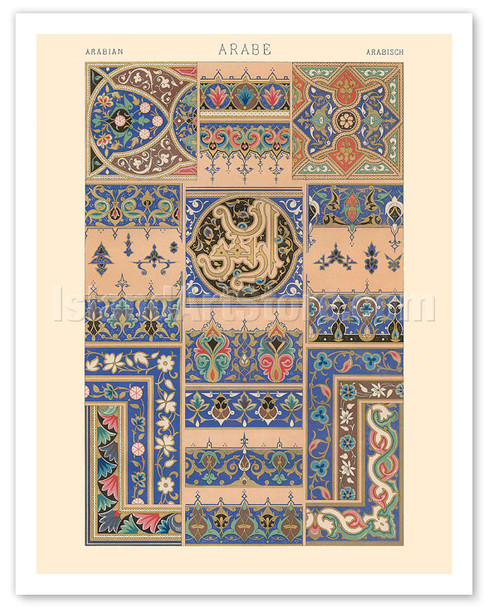 Arabe - Arabian Floral Patterns - c. 1888