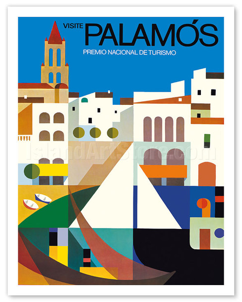 Visit Palamós, Spain - c. 1967 - Poster by Ernest Moradell