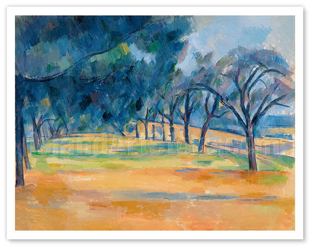 The Allée at Marines (L’Allée de Marines) - c. 1898 - Poster by Paul Cézanne