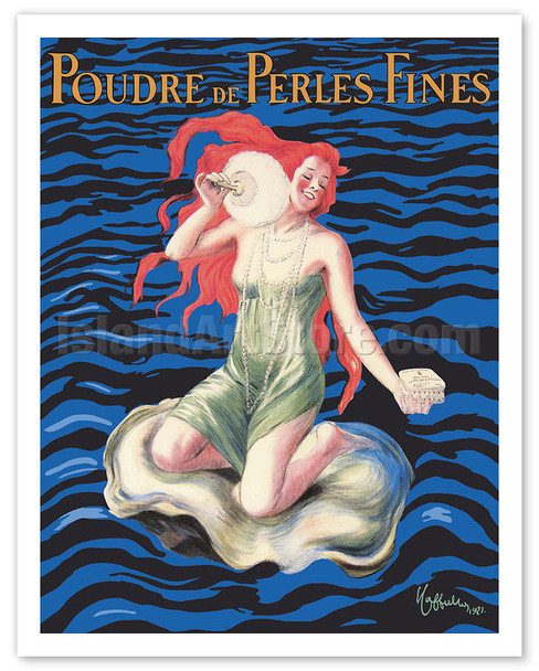 Fine Pearl Powder (Poudre De Perles Fines) - Pearl Perfumes - c. 1921 - Poster by Leonetto Cappiello