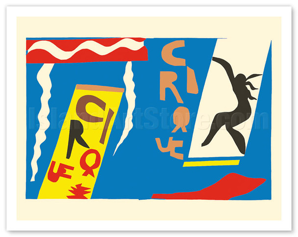 The Circus (Le Cirque) - from the Illustrated Book Jazz - c. 1947 - Poster by Henri Matisse