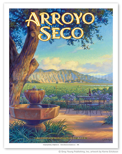 Arroyo Seco Wineries - Sycamore Cellars - Poster by Kerne Erickson