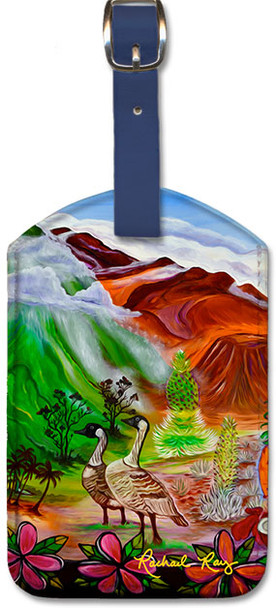 Manu Nene by Rachael Ray - Hawaiian Leatherette Luggage Tag