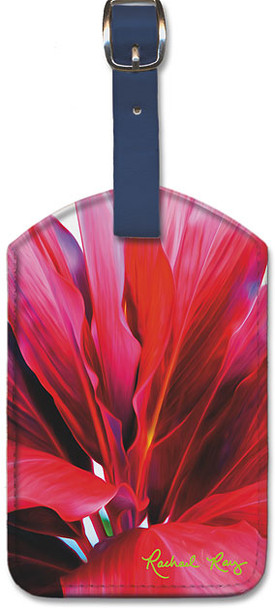 Ti Leaf 3 by Rachael Ray - Hawaiian Leatherette Luggage Tag