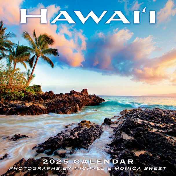 Hawaii Landscapes by Monica & Michael Sweet - 2025 Deluxe Wall Calendar