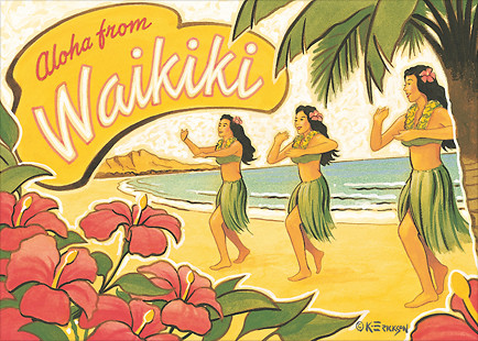 Aloha From Waikiki - Magnet