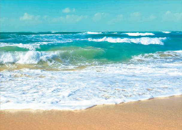 The Ocean - Hawaiian Everyday Blank Greeting Card The Ocean - Hawaiian Everyday Blank Greeting Card