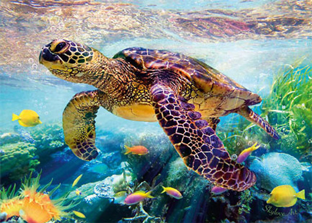 Sea Turtle - Hawaiian Everyday Blank Greeting Card Sea Turtle - Hawaiian Everyday Blank Greeting Card