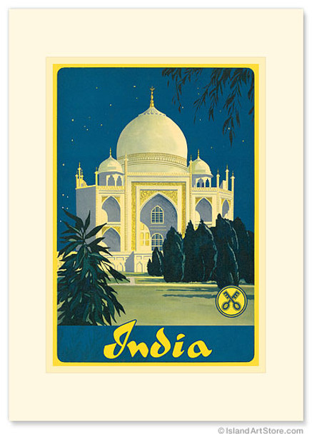Cruwell-Tabak, Taj Mahal - India - Premium Vintage Collectible Greeting Card Cruwell-Tabak, Taj Mahal - India - Premium Vintage Collectible Greeting Card