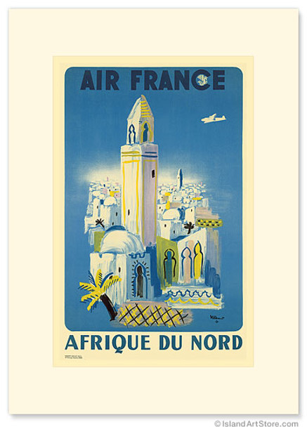 Aviation: Afrique du Nord, Morocco - Premium Vintage Collectible Greeting Card Aviation: Afrique du Nord, Morocco - Premium Vintage Collectible Greeting Card