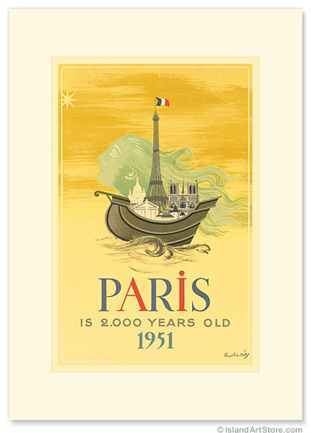 Paris is 2000 Years Old - Premium Vintage Collectible Greeting Card Paris is 2000 Years Old - Premium Vintage Collectible Greeting Card