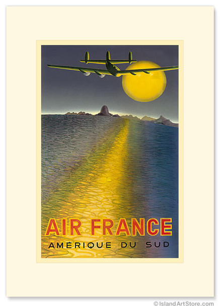 Aviation Amerique Du Sud - South America - Premium Vintage Collectible Greeting Card Aviation Amerique Du Sud - South America - Premium Vintage Collectible Greeting Card