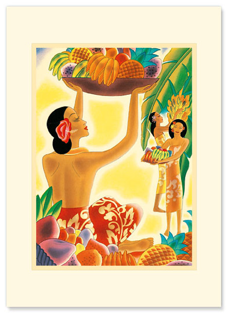 The Abundance - Premium Vintage Collectible - Mahalo / Thank You Card The Abundance - Premium Vintage Collectible - Mahalo / Thank You Card