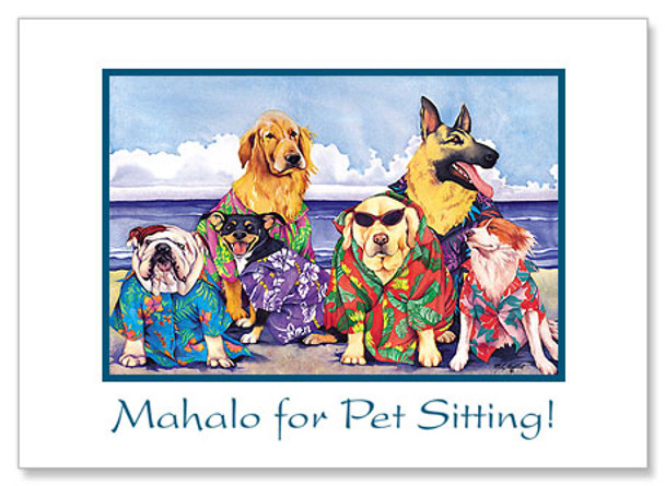 Beach Boys - Pet Sitting Greeting Card Beach Boys - Pet Sitting Greeting Card