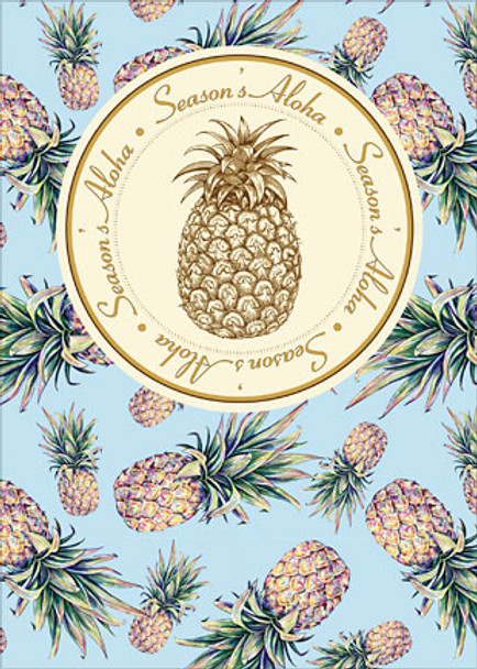 Seasons Aloha Halakahiki - Holiday Greeting Card w/Glitter Seasons Aloha Halakahiki - Holiday Greeting Card w/Glitter