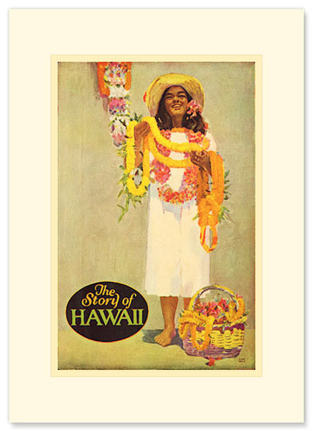 The Story of Hawaii - Lei - Premium Vintage Collectible - Congratulations Card The Story of Hawaii - Lei - Premium Vintage Collectible - Congratulations Card