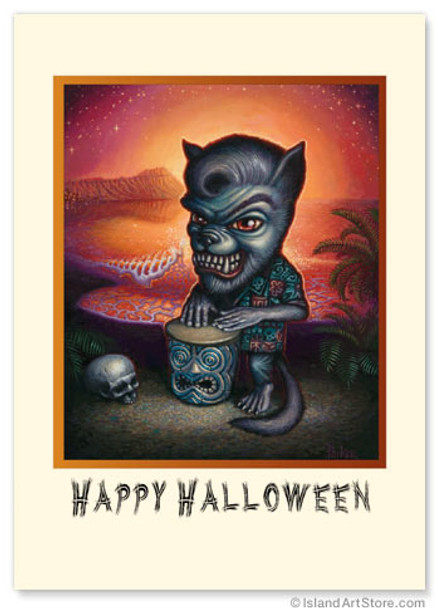 Werewolf - Halloween Greeting Card Werewolf - Halloween Greeting Card