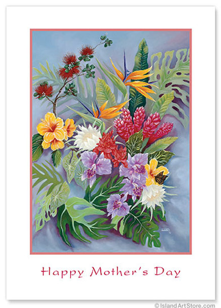 Island Floral - Collectors Edition - Mother's Day Card Island Floral - Collectors Edition - Mother's Day Card