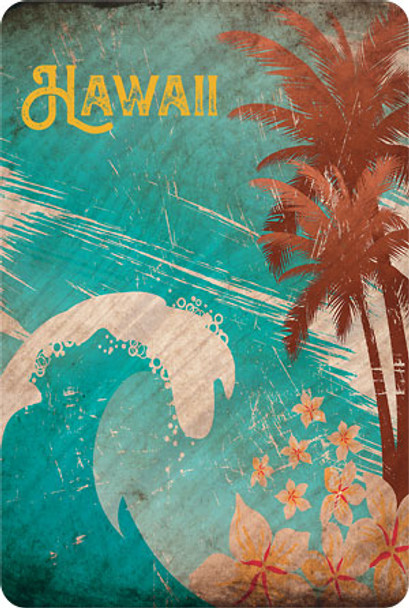 Hawaiian Wave - Hawaiian Vintage Postcard Hawaiian Wave - Hawaiian Vintage Postcard