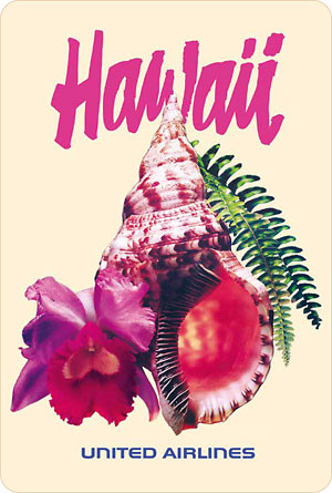 Hawaii Conch Shell (Pu Puhi) - Hawaiian Vintage Postcard