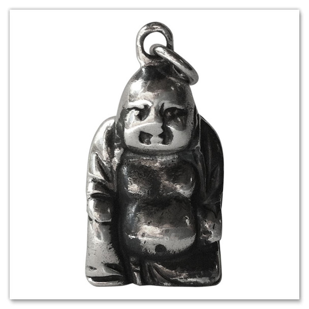 Buddha Pendant (3D) - Sterling Silver Island Jewerly